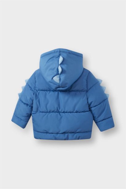 Baby Boy Zipper Hooded Puffer Jacket