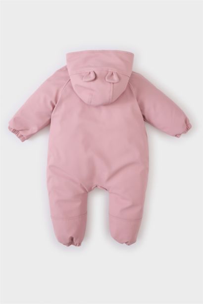 Сәби Қыз бас киімді Пальто