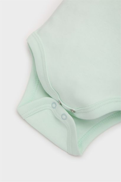 Baby Girl Short Sleeve Snap Body