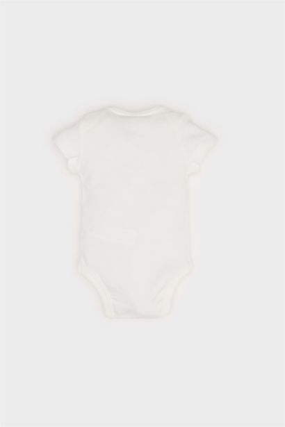 Baby Girl Short Sleeve Snap Body