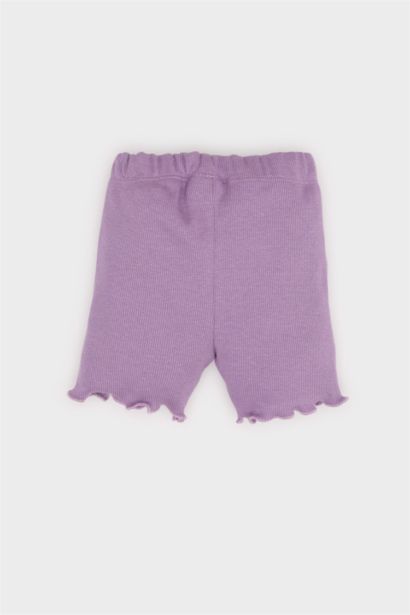 Baby Girl Ribbed Camisole Elastic Waist Shorts