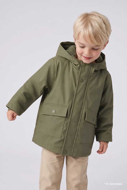 Baby Boy Hooded Puffer Jacket