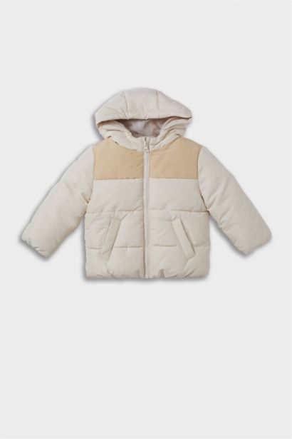 Baby Boy Hooded Waterproof Puffer Jacket