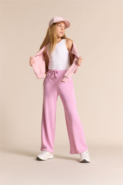 Girl Wide Leg Pocketed Trousers