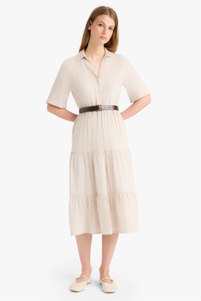 жейде мойыны 3/4 Жең Қысқа жеңді тоқылған көйлек