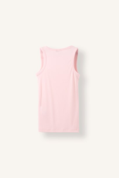 Slim Fit Basic Round Neck Ribbed Camisole Top