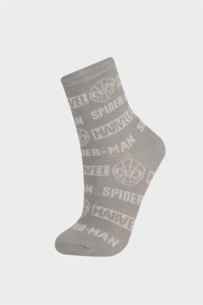 Lot de 2 Chaussettes longues en coton Spiderman pour garçon