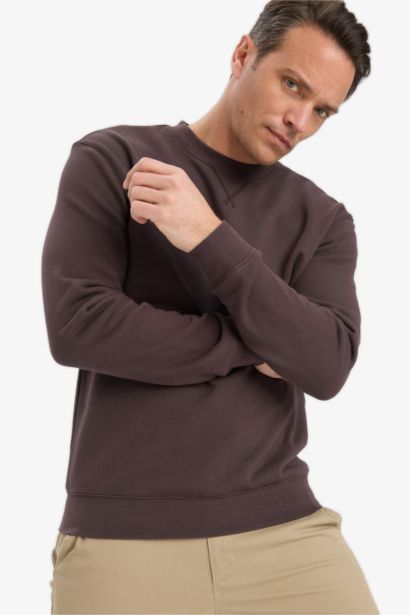%100 Pamuk Basic Sweatshirt