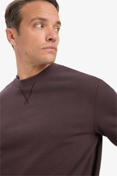 %100 Pamuk Basic Sweatshirt