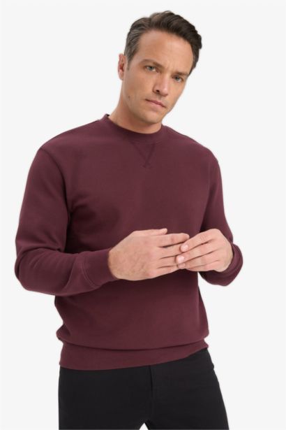 %100 Pamuk Basic Sweatshirt