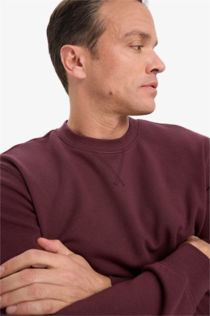 %100 Pamuk Basic Sweatshirt