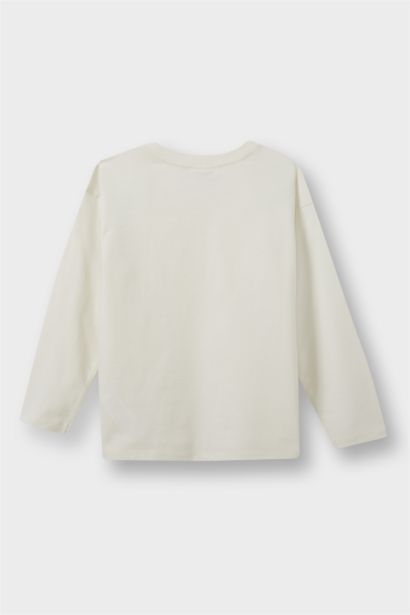 تيشيرت سادة ولادي ردن طويل قصة عادية بياخة مستديرة