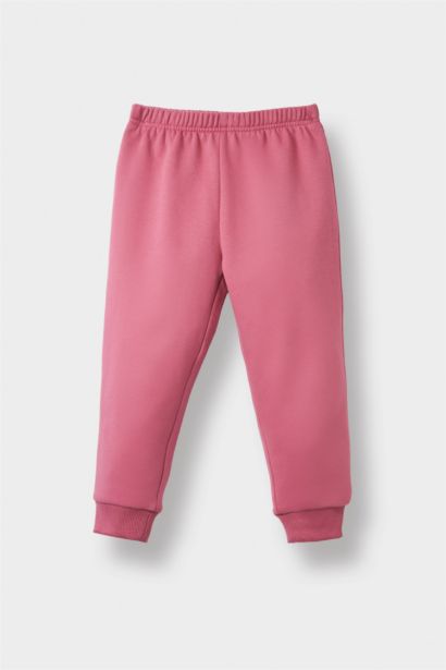 Baby Girl Soft Fleece Inside Sweatshirt Sweatpants 2 Piece Set