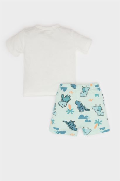 Ensemble T-shirt et Short à imprimé dinosaure pour bébé garçon