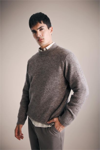 Relax Fit Crew Neck Knitwear Pullover