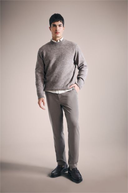 Relax Fit Crew Neck Knitwear Pullover
