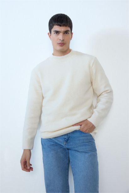 Relax Fit Crew Neck Knitwear Pullover