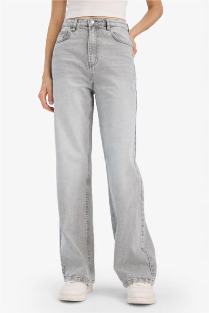 90's Wide Leg High Waist Straight Leg Jeans