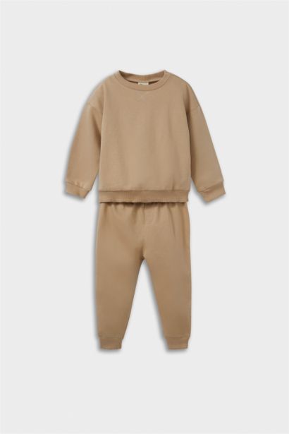 Baby Boy Basic Sweatshirt Sweatpants 2 Piece Set