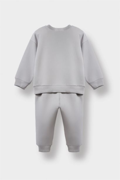 Baby Boy Basic Sweatshirt Sweatpants 2 Piece Set