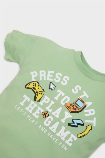 Ensemble de t-shirt imprimé et short pour bébé garçon