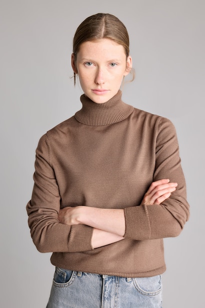 Regular Fit Turtleneck Pullover