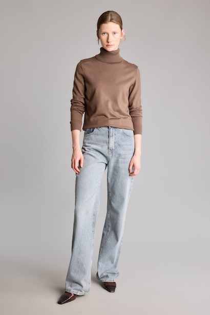 Regular Fit Turtleneck Pullover