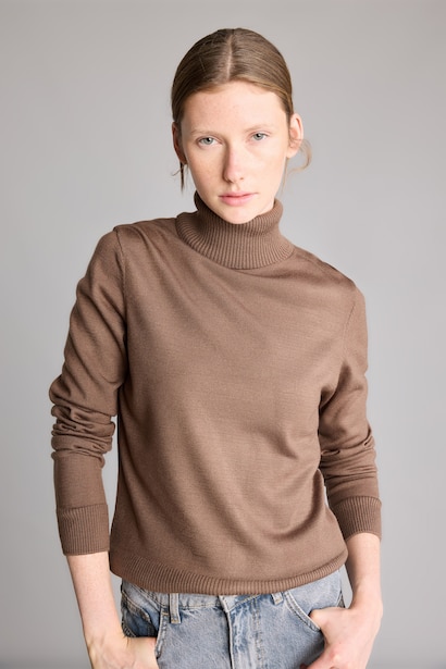 Regular Fit Turtleneck Pullover