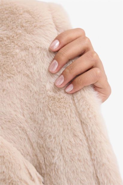 Regular Fıt Suni Kürk Astarlı Mont