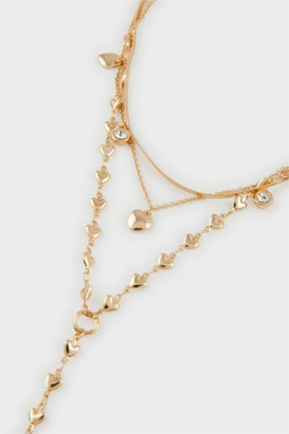 Woman Gold Y Necklace