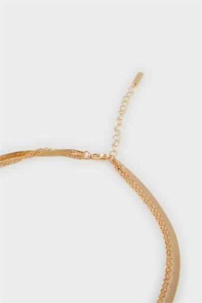 Woman Gold Y Necklace