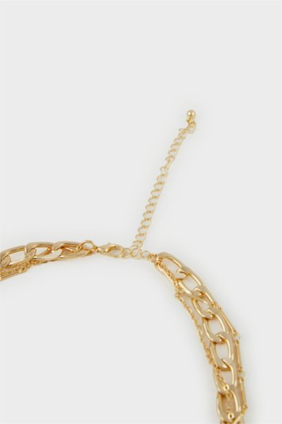 Woman Gold Y Necklace