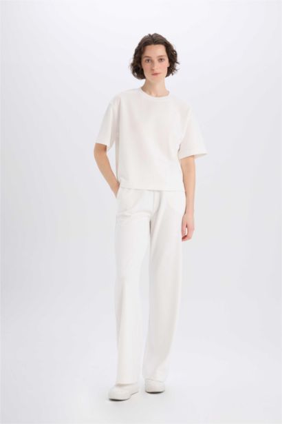 Straight Fit Trousers