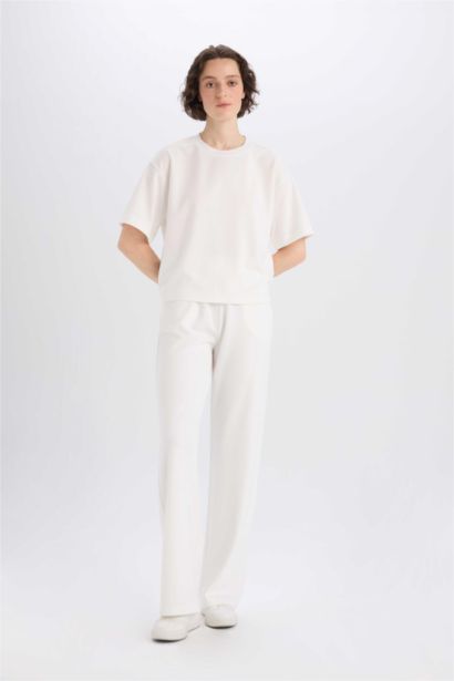 Straight Fit Trousers