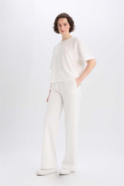 Straight Fit Trousers
