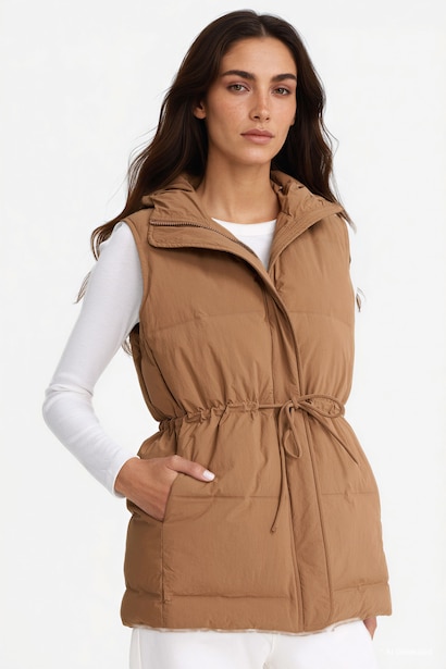 Жилет Regular Fit с капюшоном