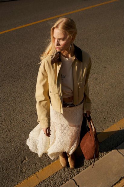 поло жаға Пальто