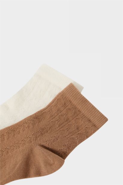 جوارب قصيرة قطن - قطعتين