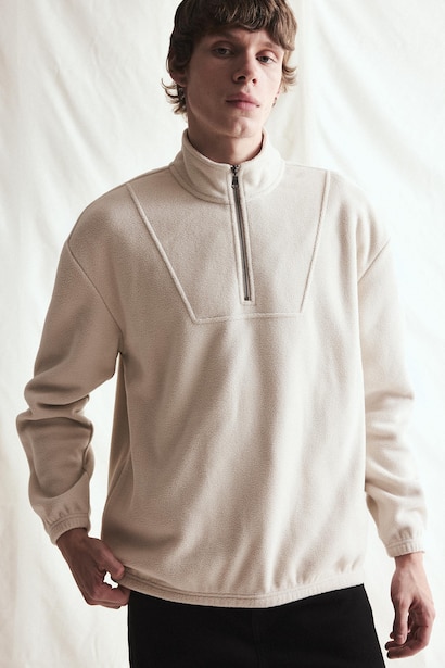 Boxy Fit fleece Sweatshirt