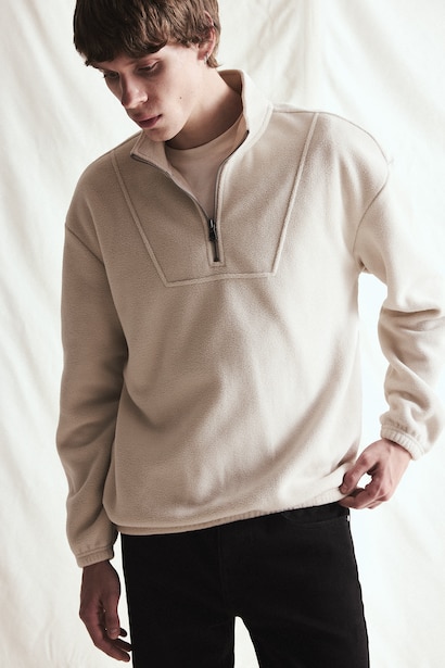 Boxy Fit fleece Sweatshirt