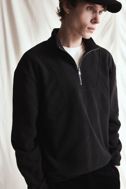 Boxy Fit fleece Sweatshirt