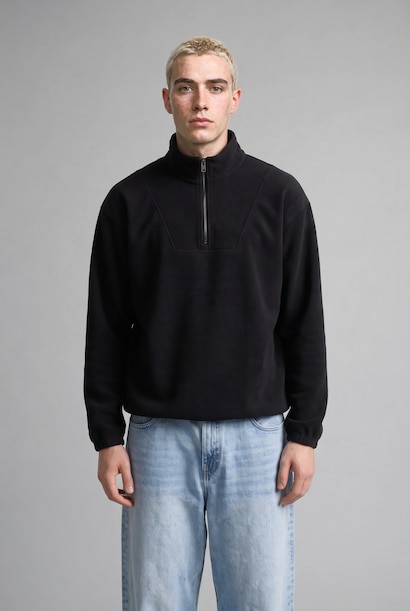 Boxy Fıt Polar Sweatshirt