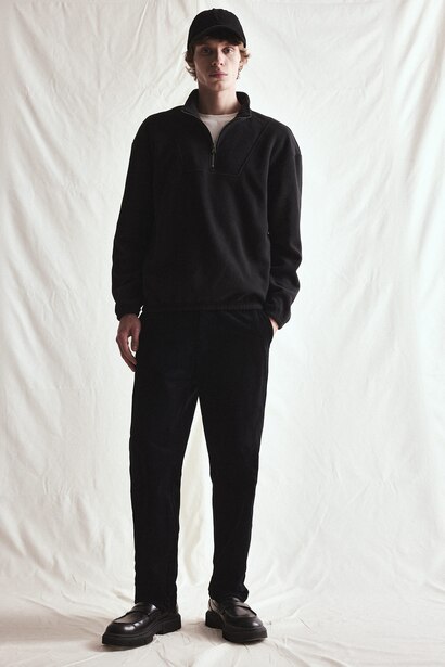 Boxy Fit fleece Sweatshirt