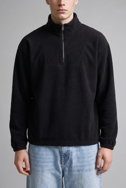 Boxy Fıt Polar Sweatshirt