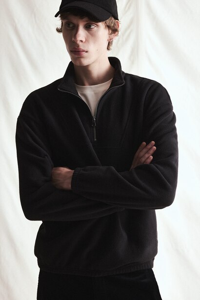 Boxy Fit fleece Sweatshirt