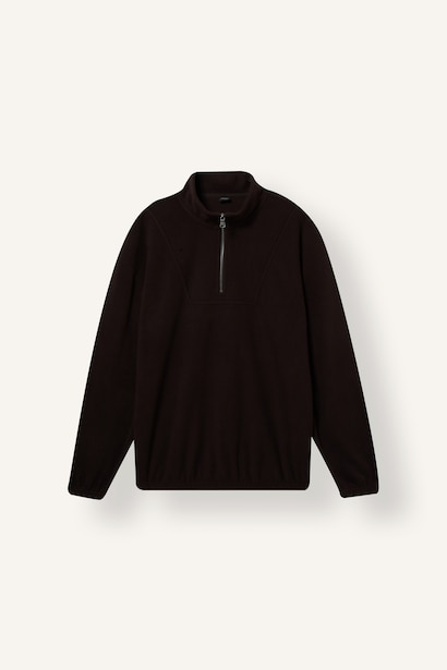 Boxy Fit fleece Sweatshirt