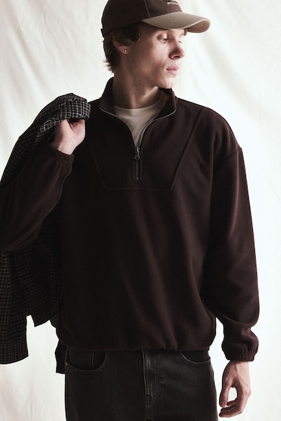 Boxy Fit fleece Sweatshirt