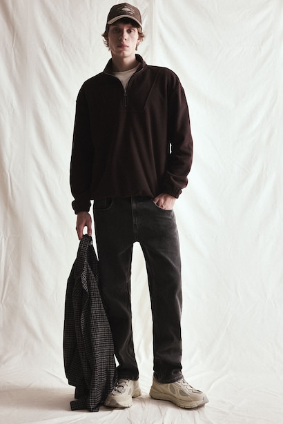 Boxy Fit fleece Sweatshirt