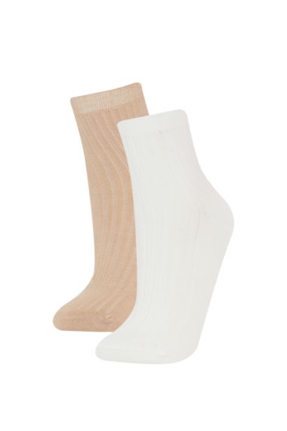 جوارب قصيرة بامبو نسائي - قطعتين