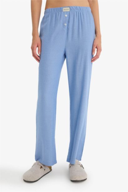 بنطلون بجامة مخطط فلانيل قصة عادية من Fall in Love